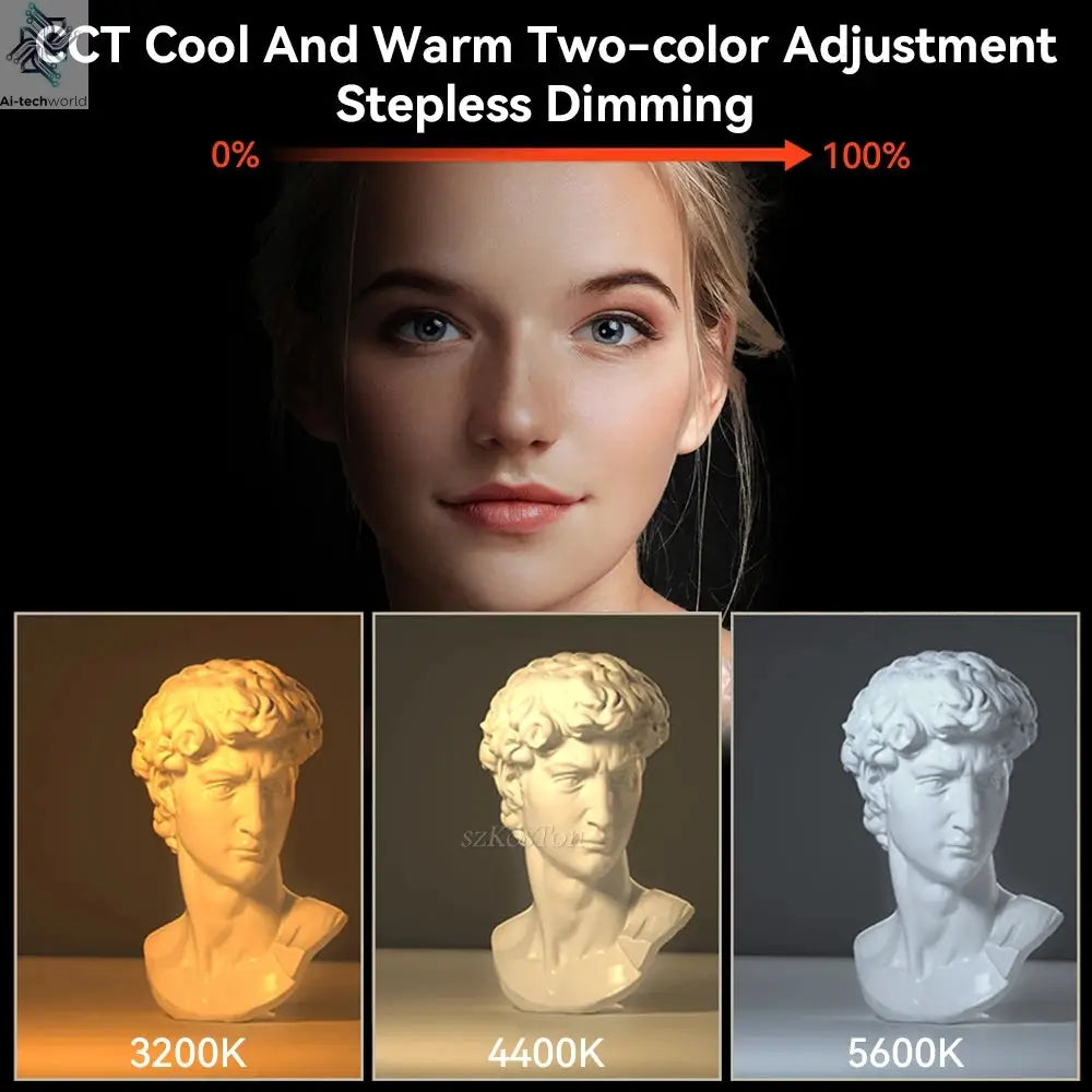 U600/U800 LED Photo Studio Light for Youbute Game Live Video Lighting Portable LED Video Recording Photography Panel Lamp Ai-TechWorld 