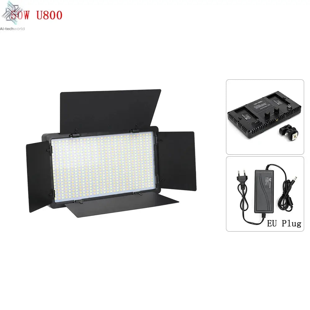 U600/U800 LED Photo Studio Light for Youbute Game Live Video Lighting Portable LED Video Recording Photography Panel Lamp Ai-TechWorld 