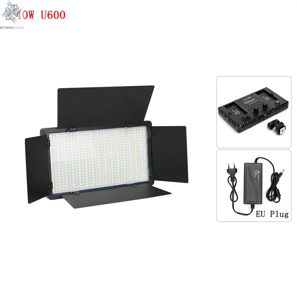 U600/U800 LED Photo Studio Light for Youbute Game Live Video Lighting Portable LED Video Recording Photography Panel Lamp Ai-TechWorld 