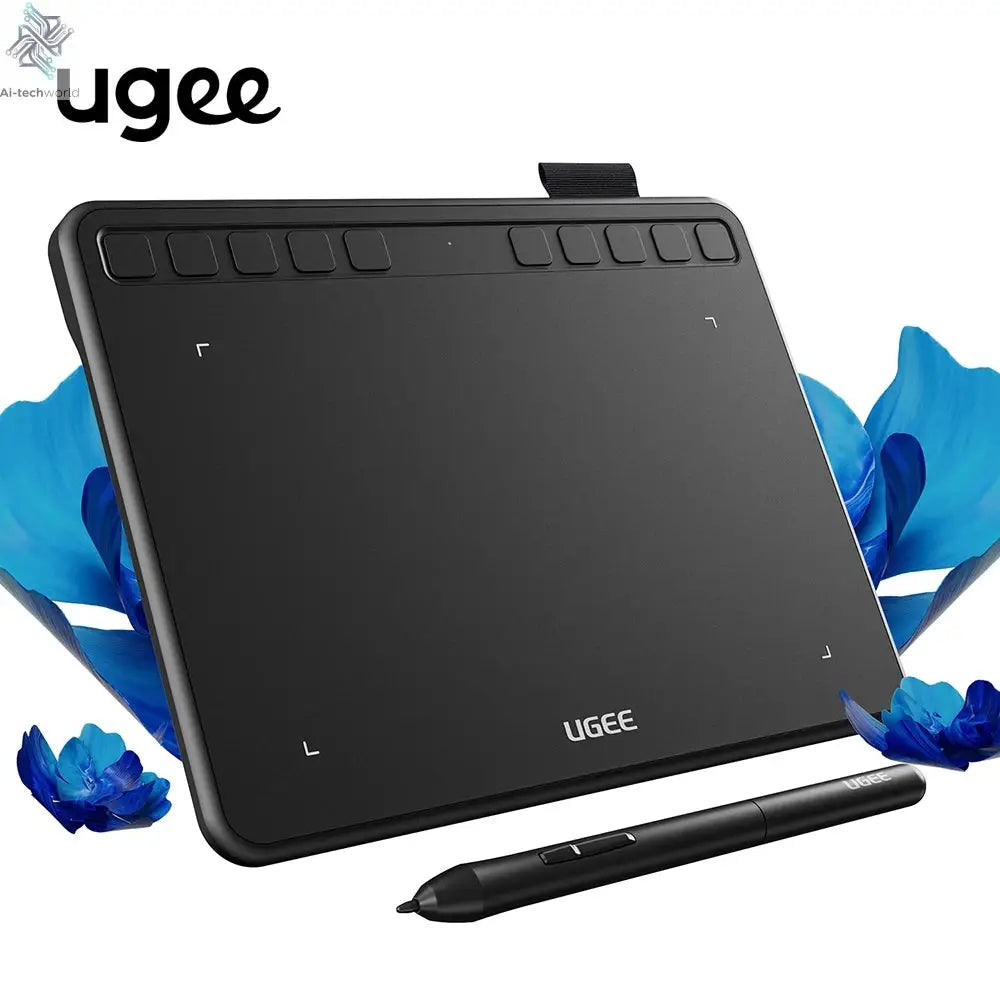 UGEE S640 Graphic Tablet 6 Inch Drawing Tablets Digital Pen Pad Writing Drawing Board 8192 Stylus for Android Windows Mac Laptop Ai-TechWorld 