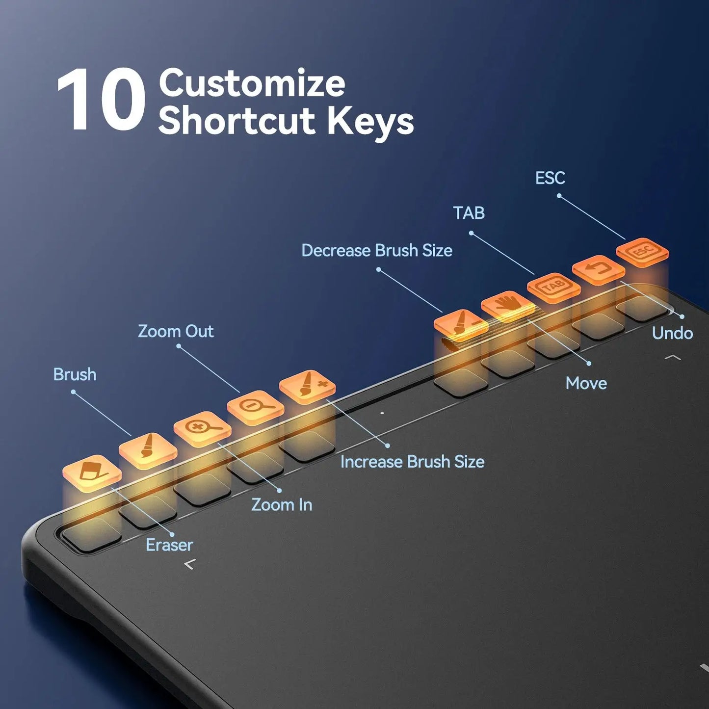 UGEE S640 Graphic Tablet 6 Inch Drawing Tablets Digital Pen Pad Writing Drawing Board 8192 Stylus for Android Windows Mac Laptop Ai-TechWorld 