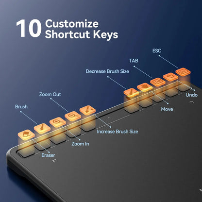 UGEE S640 Graphic Tablet 6 Inch Drawing Tablets Digital Pen Pad Writing Drawing Board 8192 Stylus for Android Windows Mac Laptop Ai-TechWorld 