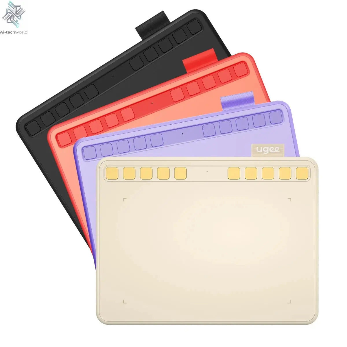 UGEE S640 Graphic Tablet 6 Inch Drawing Tablets Digital Pen Pad Writing Drawing Board 8192 Stylus for Android Windows Mac Laptop Ai-TechWorld 