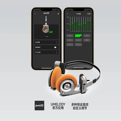 UMELODY U3 RETRO Headphones Wireless Bluetooth Headphones ON-Ear Headphones HIFI Wireless Foldable Noise Canceling Headphone Ai-TechWorld 