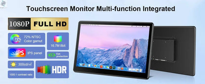 UPERFECT 15.6 Portable Monitors 1080P Touch screen Gaming displays 60Hz IPS monitors For PS5/4/3 Switch Laptop PC Mac Xbox Ai-TechWorld 