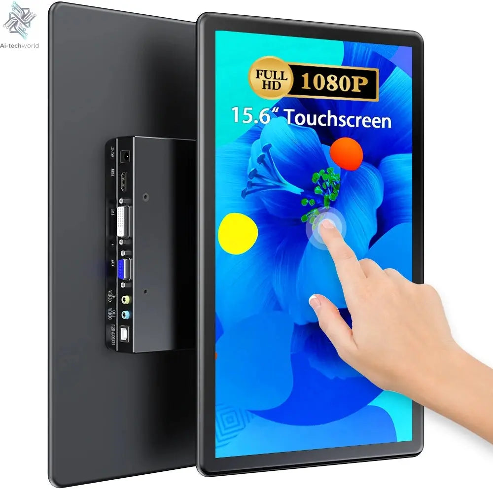 UPERFECT 15.6 Portable Monitors 1080P Touch screen Gaming displays 60Hz IPS monitors For PS5/4/3 Switch Laptop PC Mac Xbox Ai-TechWorld 
