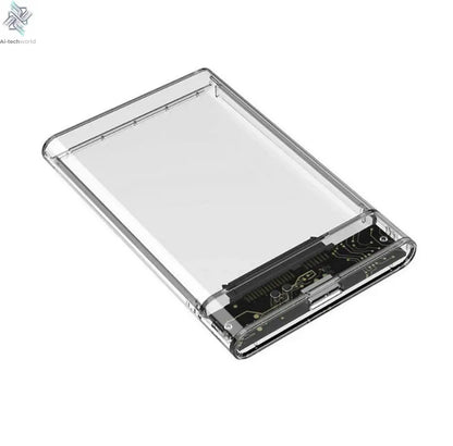 USB 3.0 HDD Enclosure 2.5inch SATA SSD Hard Drive Case with 5Gbps Transfer Speed Mobile External Housing Harddisk Boxs Cable - Ai-TechWorld