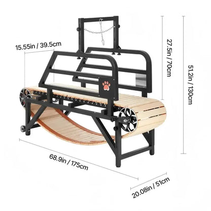 USMILEPET Wholesale Wood High Quality Indoor Pet Treadmill Running Machine Dog Agility Training Treadmill Fashion Style For Dog Ai-TechWorld 
