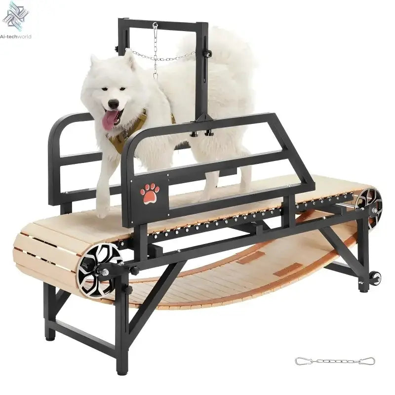 USMILEPET Wholesale Wood High Quality Indoor Pet Treadmill Running Machine Dog Agility Training Treadmill Fashion Style For Dog Ai-TechWorld 