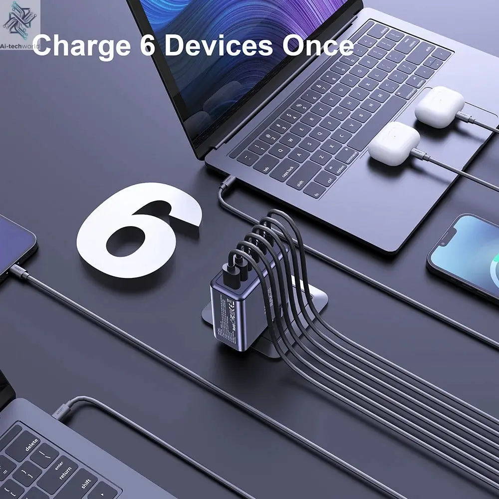 Ubigbuy 240W GaN Charger Fast Charging 140W PD3.1 PPS Ai-TechWorld 