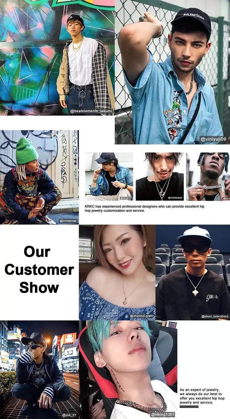 NUOYA Hip Hop Jewelry High Quality 12mm Bling Iced Cz Rectangle Diamond Prong Setting Cuban Link Necklace Homme Ai-TechWorld 