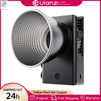 Ulanzi C01 100W Portable Bi-Color COB Video Light 2700-6500K CRI96+ 14500 Lux Mini Bowens Mount Full Light for Photography Live Ai-TechWorld 
