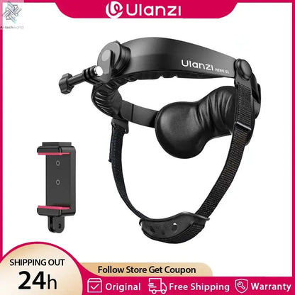 Ulanzi HERO 01 Head Strap Mount Action Camera Mount Mobile Phone Holder with 360 Rotation for Gopro DJI Action Cycling Outdoor Ai-TechWorld 