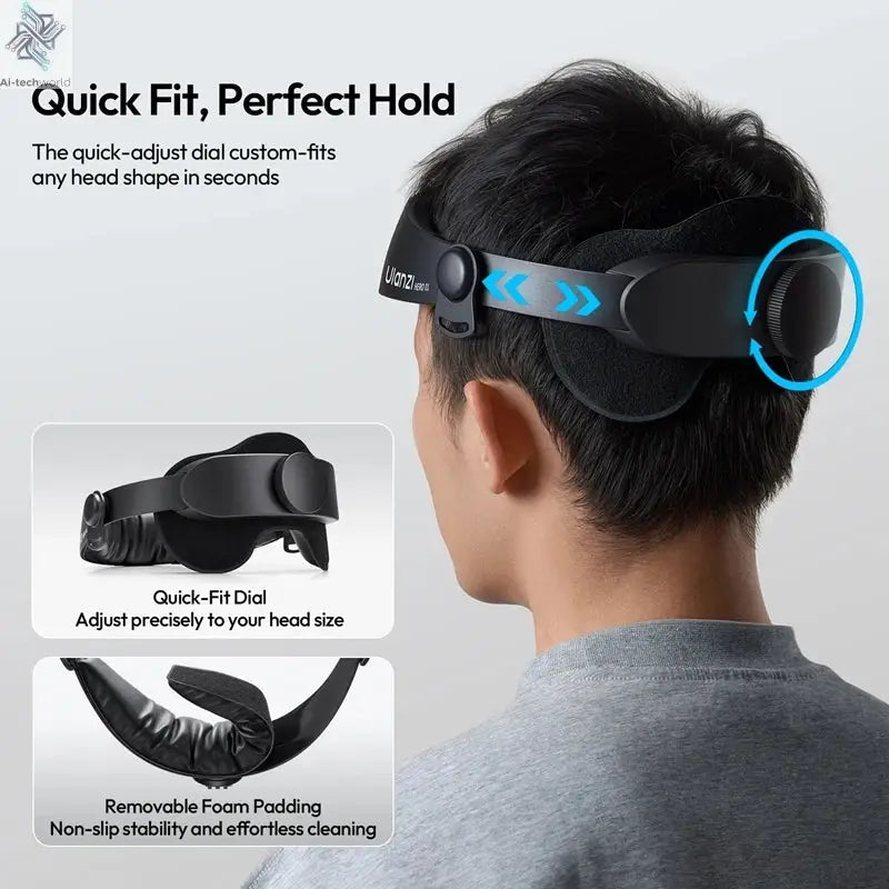 Ulanzi HERO 01 Head Strap Mount Action Camera Mount Mobile Phone Holder with 360 Rotation for Gopro DJI Action Cycling Outdoor Ai-TechWorld 