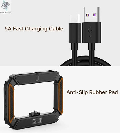 Ulanzi U200 U-200 Smartphone Video Rig  LED Video Light 2 in 1 Ring Light Cold Shoe for Microphone Tiktok Youtube Live Rig Light Ai-TechWorld 
