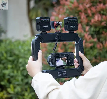 Ulanzi U200 U-200 Smartphone Video Rig  LED Video Light 2 in 1 Ring Light Cold Shoe for Microphone Tiktok Youtube Live Rig Light Ai-TechWorld 