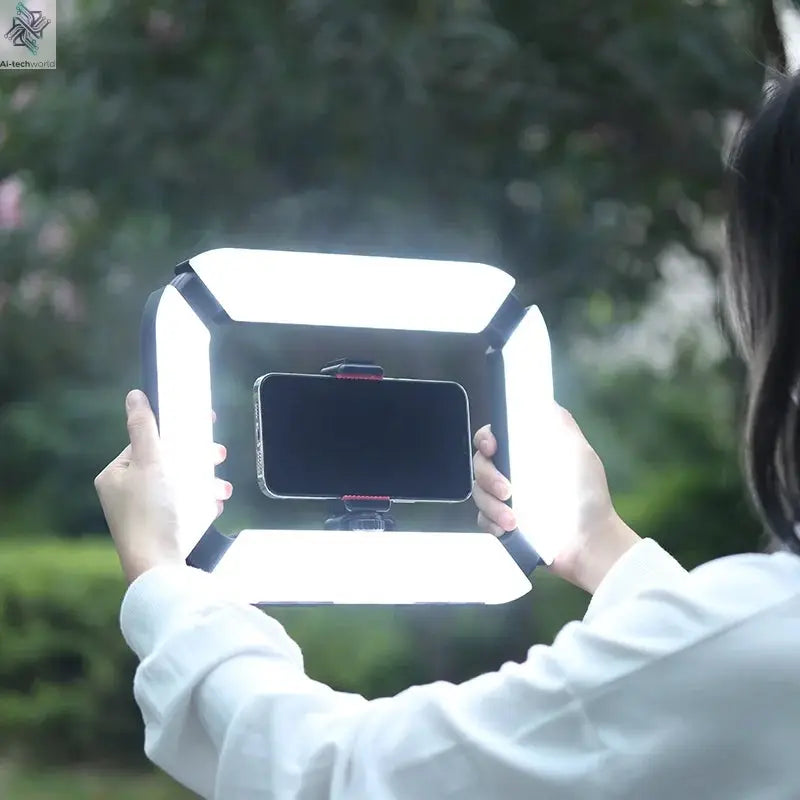 Ulanzi U200 U-200 Smartphone Video Rig  LED Video Light 2 in 1 Ring Light Cold Shoe for Microphone Tiktok Youtube Live Rig Light Ai-TechWorld 