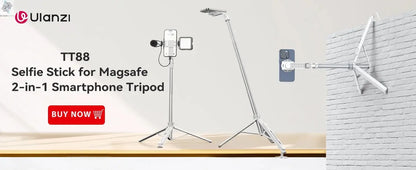 Ulanzi U200 U-200 Smartphone Video Rig  LED Video Light 2 in 1 Ring Light Cold Shoe for Microphone Tiktok Youtube Live Rig Light Ai-TechWorld 