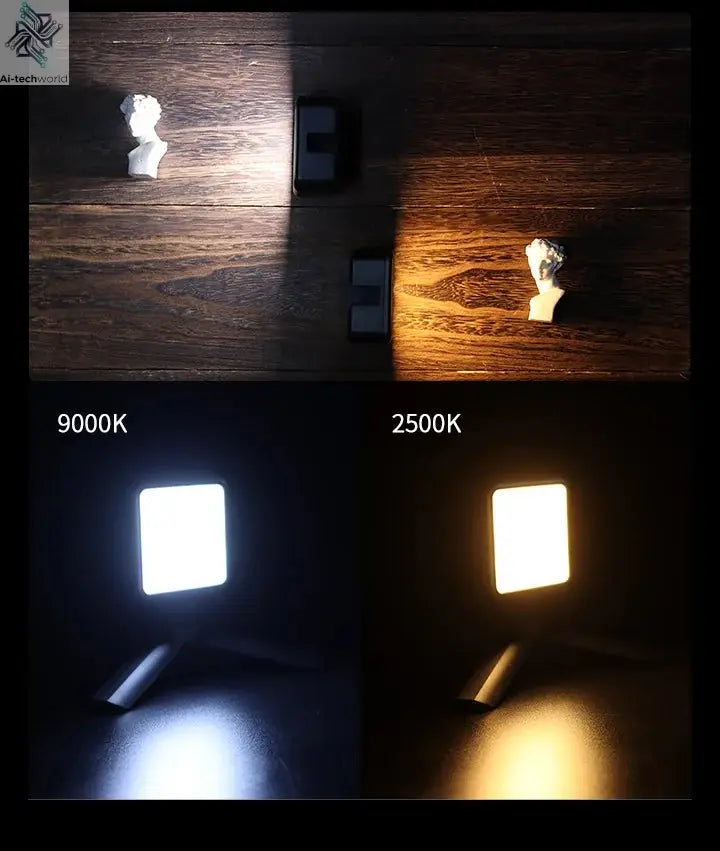 Ulanzi VL49 RGB Video Lights Mini LED Camera Light 2000mAh Rechargable LED Panel Lamp Photo Video Lighting for Youtube Tik tok Ai-TechWorld 