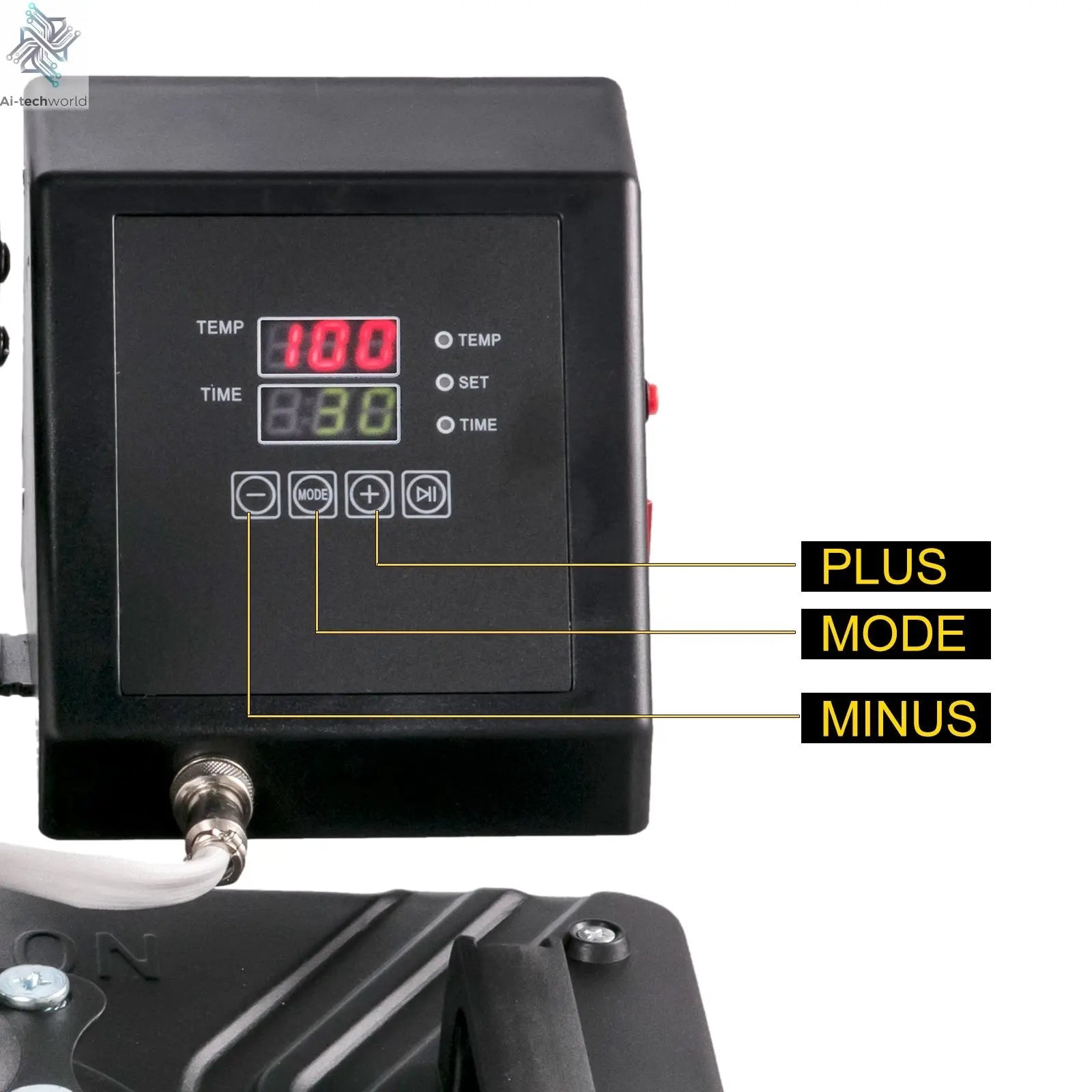 Ultimate 8-in-1 Heat Press Combo with Sublimation Printer for Mug & T-Shirt Printing Ai-TechWorld