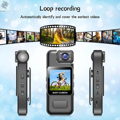 Ultra HD 4K WiFi Mini Camera Portable Digital Video Recorder Police BodyCam Infrared Night Vision Sports DV Riding Camcorder 카메라 Ai-TechWorld 