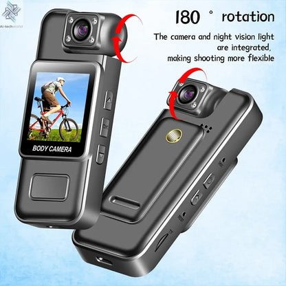 Ultra HD 4K WiFi Mini Camera Portable Digital Video Recorder Police BodyCam Infrared Night Vision Sports DV Riding Camcorder 카메라 Ai-TechWorld 