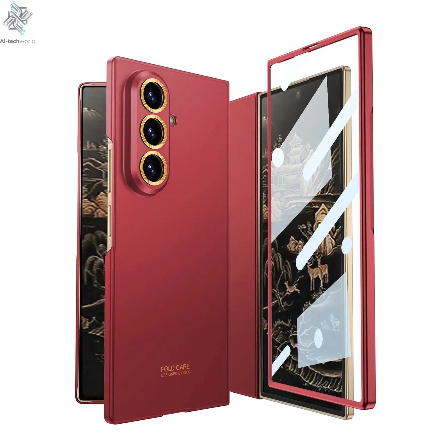 Ultra-thin Anti-scratch Plastic Case For Samsung Galaxy Z Fold 7 6 Screen Glass Restored Thickness Cover For Galaxy Z Fold7 Case Ai-TechWorld 