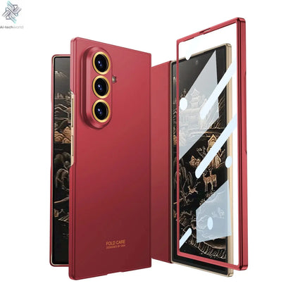 Ultra-thin Anti-scratch Plastic Case For Samsung Galaxy Z Fold 7 6 Screen Glass Restored Thickness Cover For Galaxy Z Fold7 Case Ai-TechWorld 