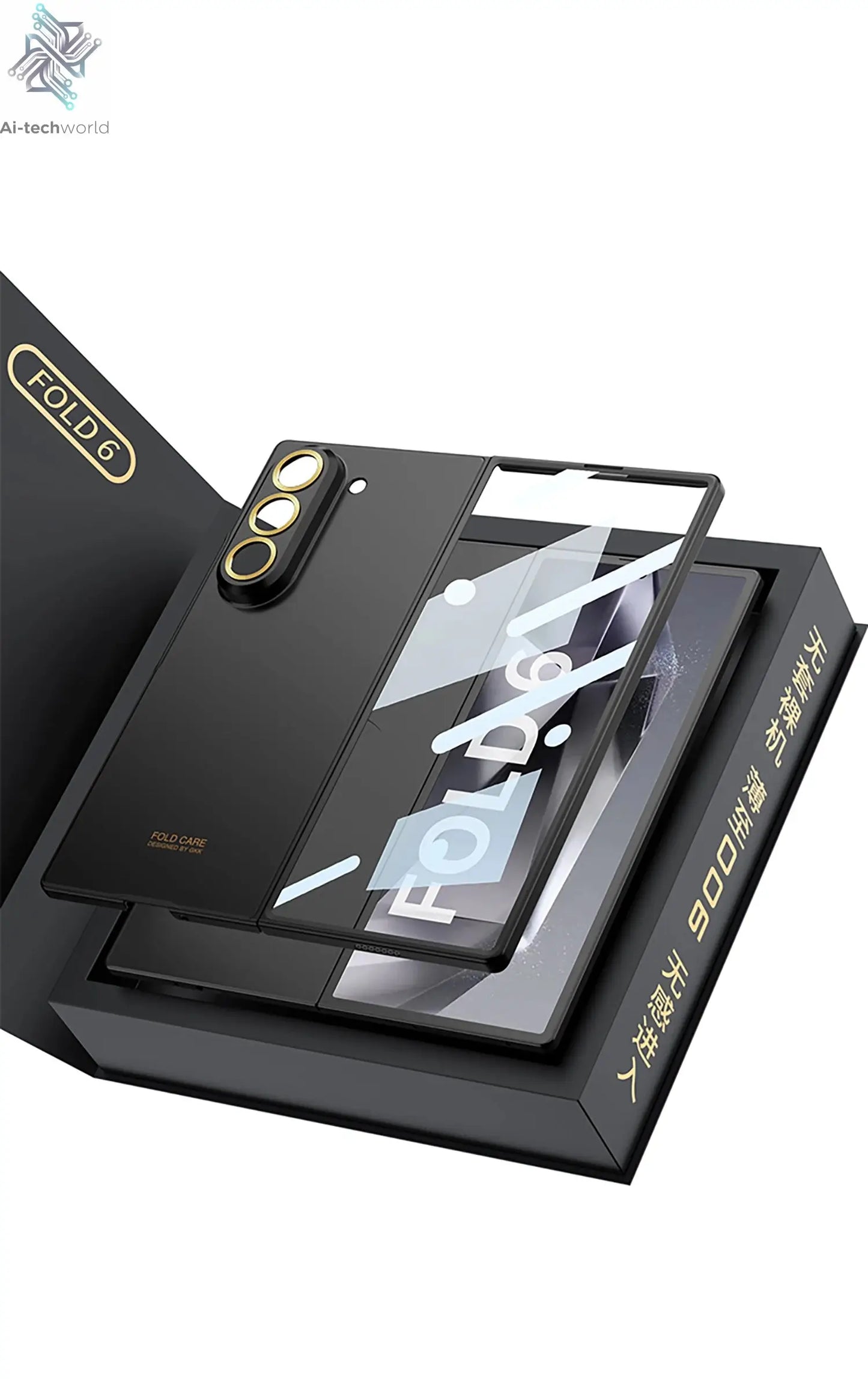 Ultra-thin Anti-scratch Plastic Case For Samsung Galaxy Z Fold 7 6 Screen Glass Restored Thickness Cover For Galaxy Z Fold7 Case Ai-TechWorld 