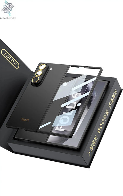 Ultra-thin Anti-scratch Plastic Case For Samsung Galaxy Z Fold 7 6 Screen Glass Restored Thickness Cover For Galaxy Z Fold7 Case Ai-TechWorld 