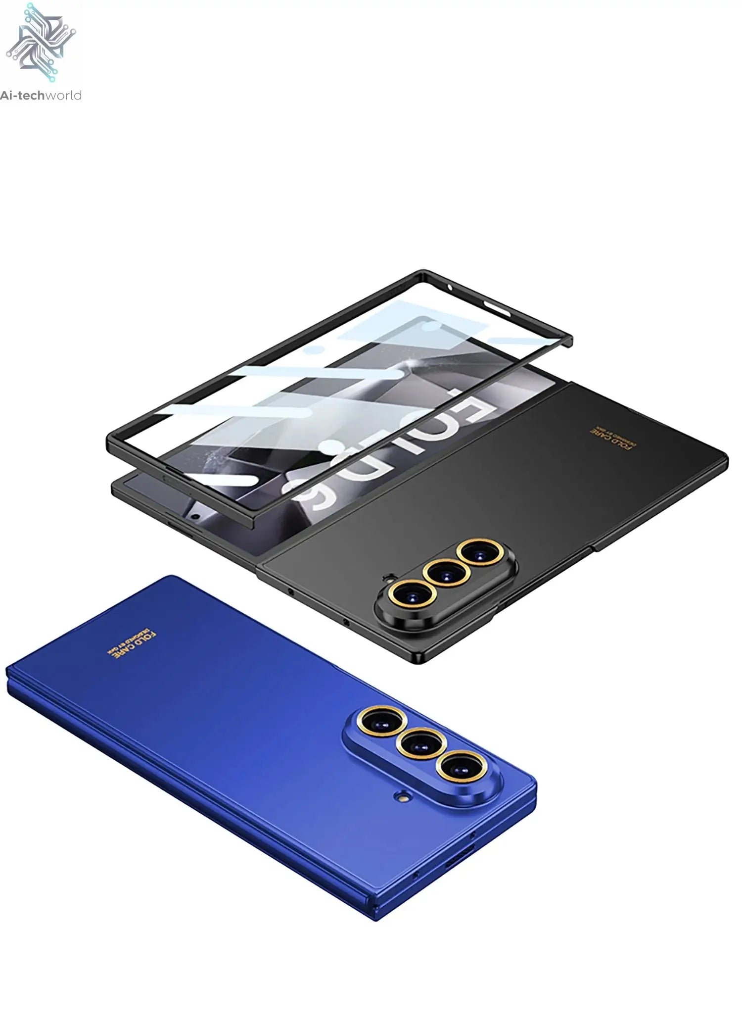 Ultra-thin Anti-scratch Plastic Case For Samsung Galaxy Z Fold 7 6 Screen Glass Restored Thickness Cover For Galaxy Z Fold7 Case Ai-TechWorld 