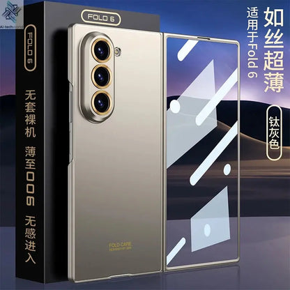 Ultra-thin Anti-scratch Plastic Case For Samsung Galaxy Z Fold 7 6 Screen Glass Restored Thickness Cover For Galaxy Z Fold7 Case Ai-TechWorld 