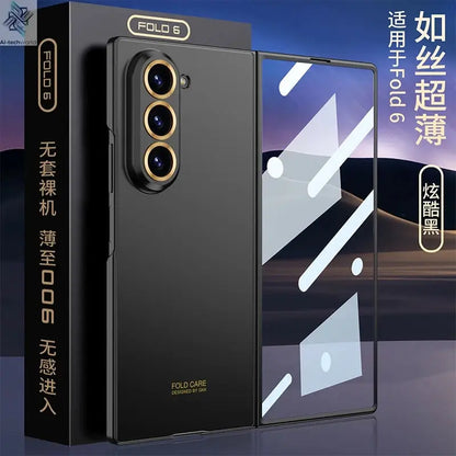 Ultra-thin Anti-scratch Plastic Case For Samsung Galaxy Z Fold 7 6 Screen Glass Restored Thickness Cover For Galaxy Z Fold7 Case Ai-TechWorld 