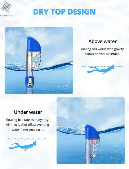 Underwater Snorkeling Half face Face Children Swimming Mask Set Scuba Diving Respirator Masks Anti Fog Safe Breathing for Adult Ai-TechWorld 