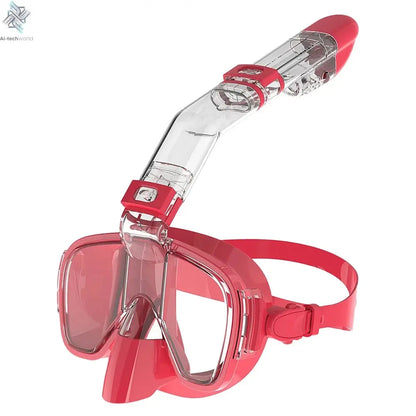 Underwater Snorkeling Half face Face Children Swimming Mask Set Scuba Diving Respirator Masks Anti Fog Safe Breathing for Adult Ai-TechWorld 