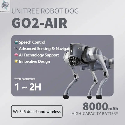 Unitree Go2 Robot Dog | Quadruped Robotics for Adults Embodied AI Ai-TechWorld 
