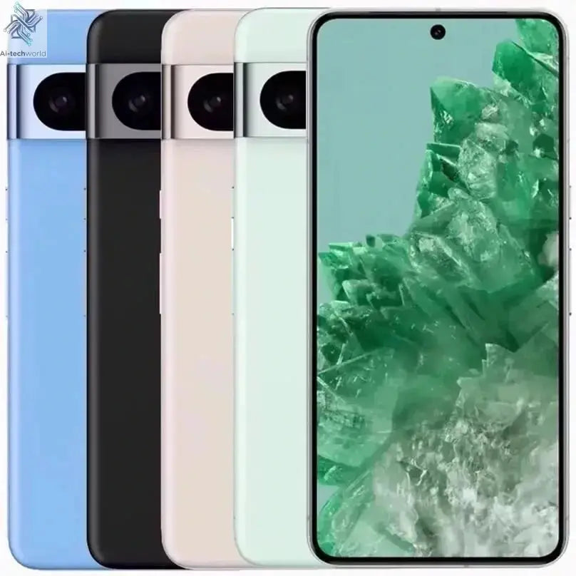 Unlocked Original Google Pixel 8 Pro 12G+128GB 5G 8pro Mobile Phone 6.7" Google Tensor G3 50MP&Dual 48MP Triple e-Sim Celphone Ai-TechWorld 