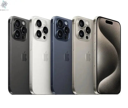 Unlocked iPhone 15 Pro 128/256/512GB 1TB ROM Dual eSIM 8GB RAM 6.1" Original Super Retina OLED Face ID NFC A16 15Pro 5G Phone Ai-TechWorld 