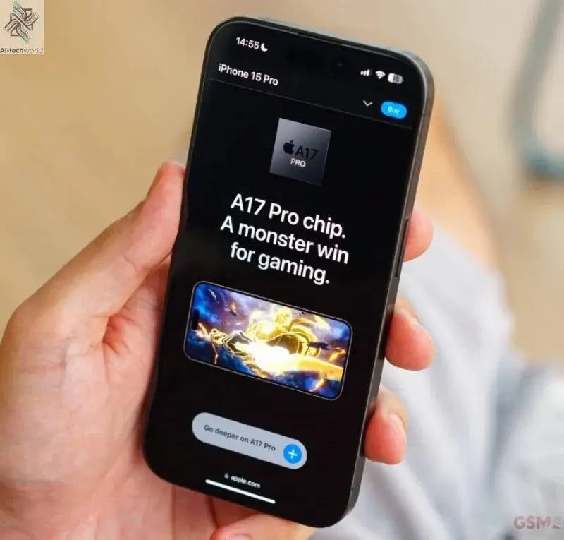 Unlocked iPhone 15 Pro 128/256/512GB 1TB ROM Dual eSIM 8GB RAM 6.1" Original Super Retina OLED Face ID NFC A16 15Pro 5G Phone Ai-TechWorld 