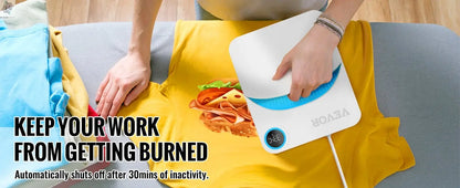 VEVOR 9x9/12x10 in Portable Heat Press Machine DIY Shirt Printing Multifunctional Sublimation Transfer for HTV Vinyl T-shirt Bag - Ai - TechWorld