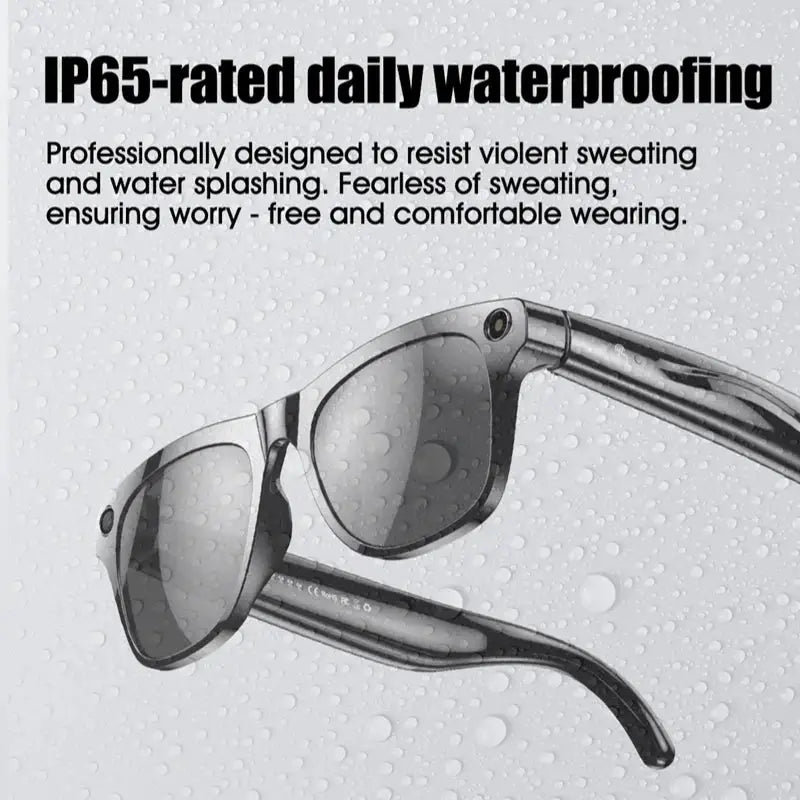 VIVO 4K HD AI Smart Glasses GPT100MP Multifunctional Camera Chat Bluetooth Call Voice Assistant Music Player Smart Translation Exam or homework passing glasses Ai-TechWorld 