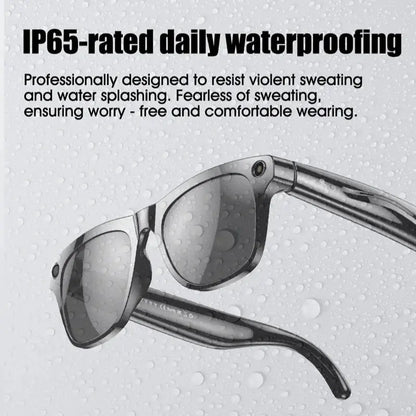 VIVO 4K HD AI Smart Glasses GPT100MP Multifunctional Camera Chat Bluetooth Call Voice Assistant Music Player Smart Translation Exam or homework passing glasses Ai-TechWorld 