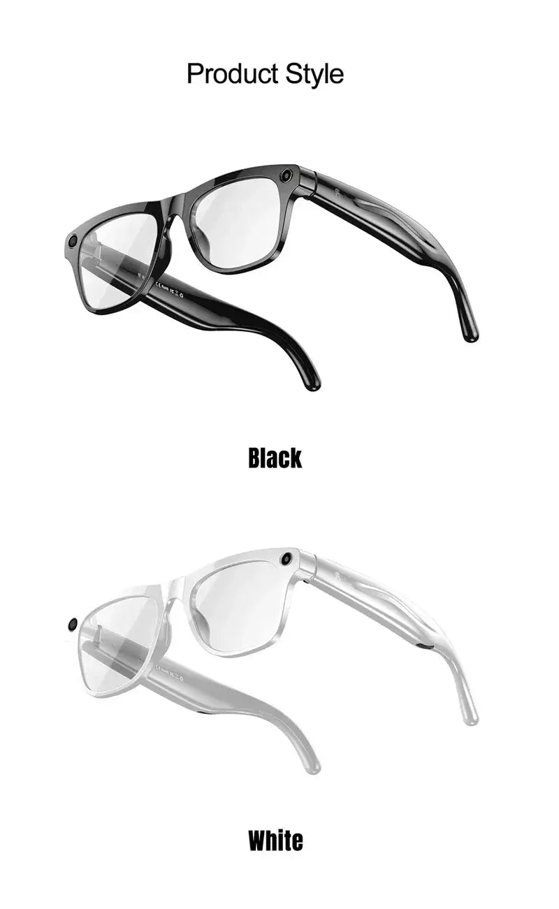 VIVO 4K HD AI Smart Glasses GPT100MP Multifunctional Camera Chat Bluetooth Call Voice Assistant Music Player Smart Translation Exam or homework passing glasses Ai-TechWorld 