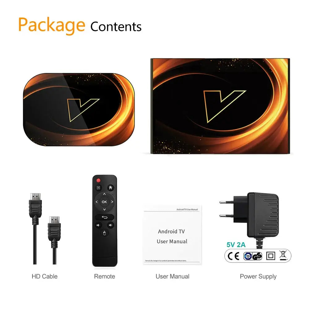 VONTAR X3 4GB 32GB 8K TV BOX Android 9 Smart Android TVBOX 9.0 Amlogic S905X3 Wifi 1080P BT 4K Set Top Box media player Ai-TechWorld 