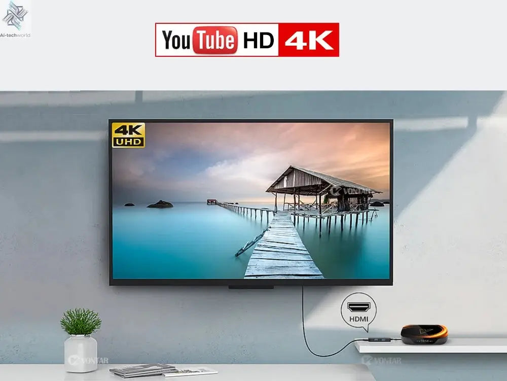 VONTAR X3 4GB 32GB 8K TV BOX Android 9 Smart Android TVBOX 9.0 Amlogic S905X3 Wifi 1080P BT 4K Set Top Box media player Ai-TechWorld 