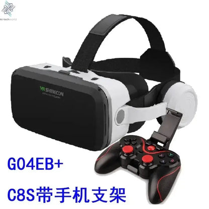 VR Shinecon Virtual Reality Casque Helmet 3D Glasses For Smartphone Smart Phone Headset Goggles Binoculars Video Game Wirth Lens Ai-TechWorld 