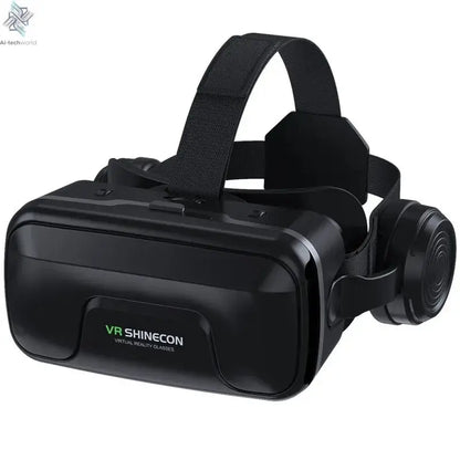 VR Shinecon Virtual Reality Casque Helmet 3D Glasses For Smartphone Smart Phone Headset Goggles Binoculars Video Game Wirth Lens Ai-TechWorld 