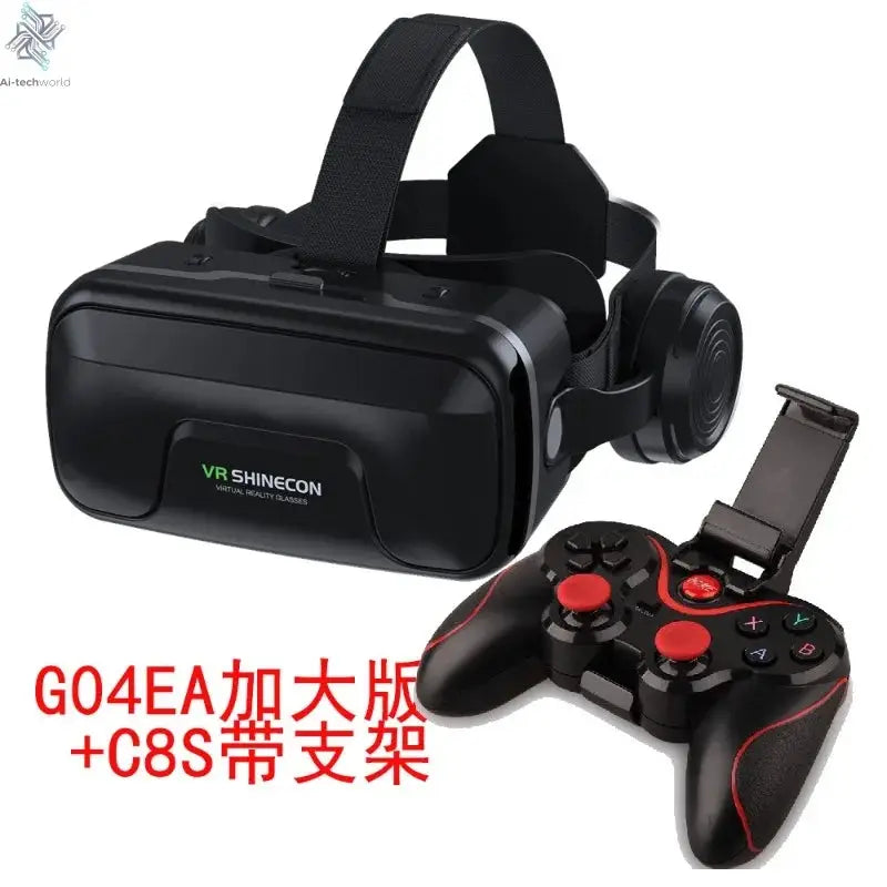 VR Shinecon Virtual Reality Casque Helmet 3D Glasses For Smartphone Smart Phone Headset Goggles Binoculars Video Game Wirth Lens Ai-TechWorld 