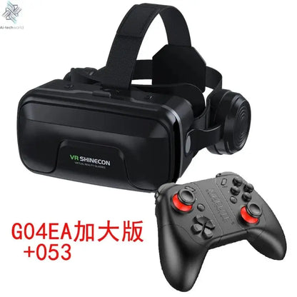 VR Shinecon Virtual Reality Casque Helmet 3D Glasses For Smartphone Smart Phone Headset Goggles Binoculars Video Game Wirth Lens Ai-TechWorld 