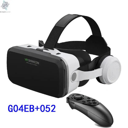 VR Shinecon Virtual Reality Casque Helmet 3D Glasses For Smartphone Smart Phone Headset Goggles Binoculars Video Game Wirth Lens Ai-TechWorld 